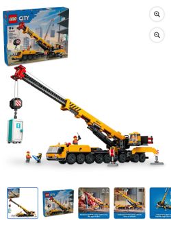 LEGO city yellow mobile Construction Crane 60409