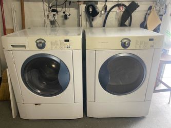 Working washed and dryer