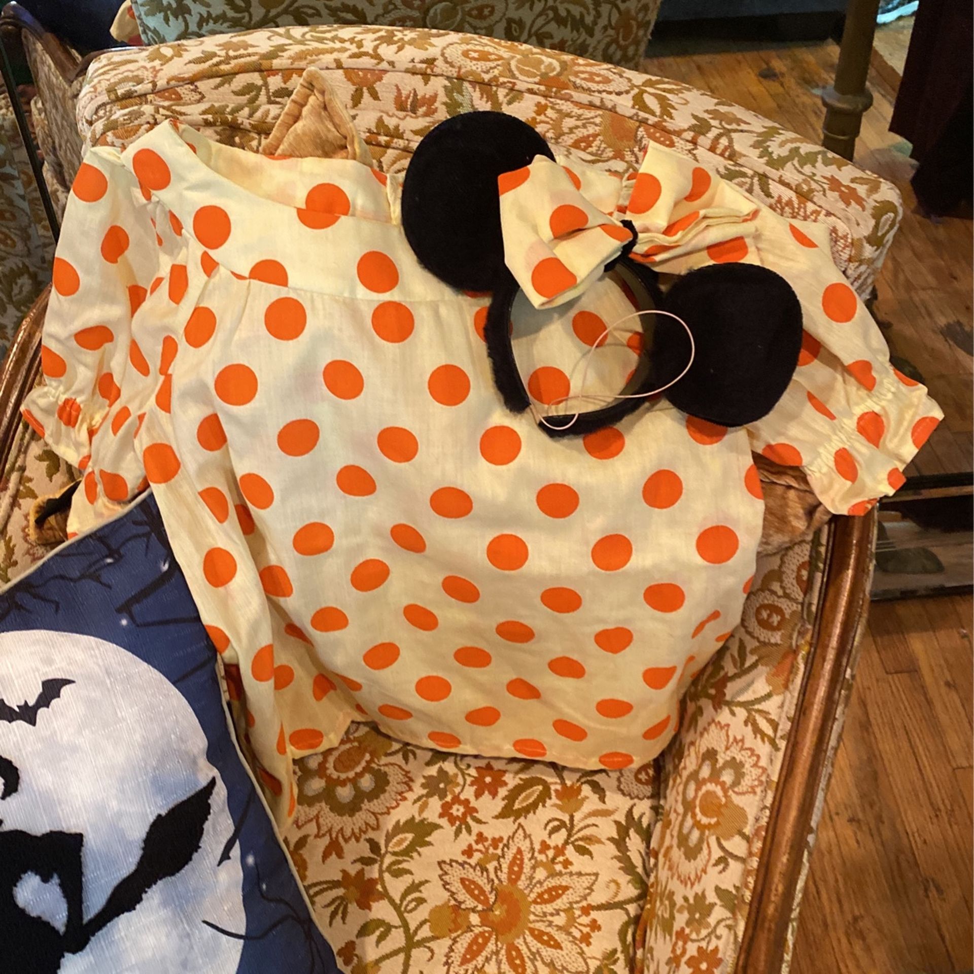 Minnie Mouse Costume  Shirt And Headbad Child’s Small 