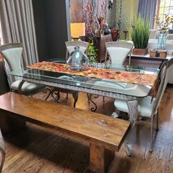 Kitchen Table, Chair, and Ettegiere