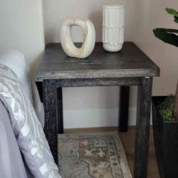 Pair Of Wooden End Tables 