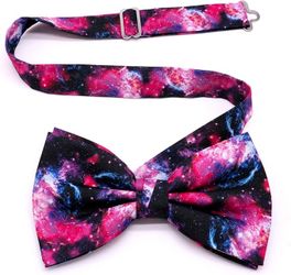 Pre-Tied Men's Bow Ties,Adjustable Colorful Pattern Bowties For Men,Casual Party Bow Ties For Men