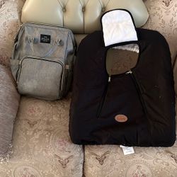 Pañalera Y Cover Para Porta bebé 