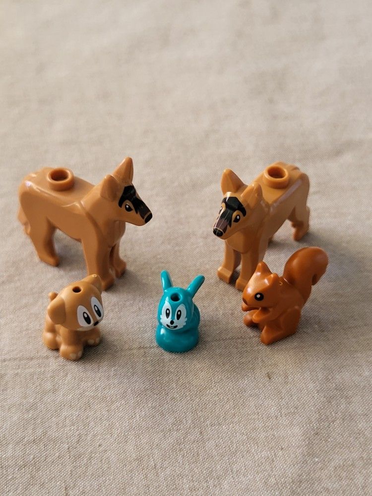 Lego Animals Dog Small Puppy Rabbit Squirtel