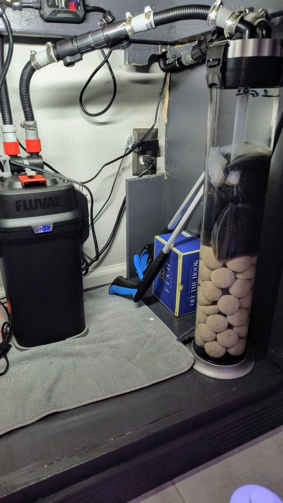 fluval 207 and aqua top media reactor