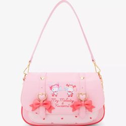 Sanrio My Melody & Kuromi Diner Bow Crossbody Bag — BoxLunch Exclusive