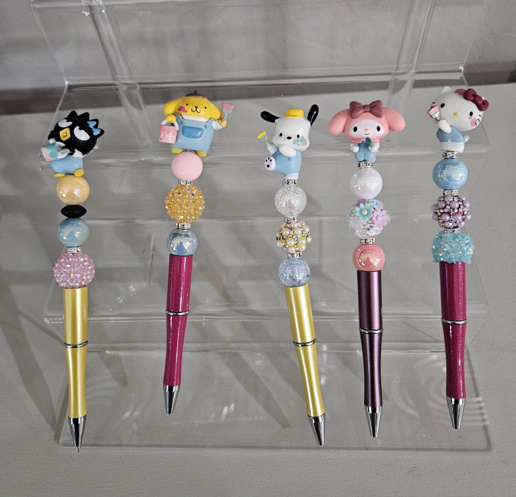 Hello Kitty And Friends Beaded Pens