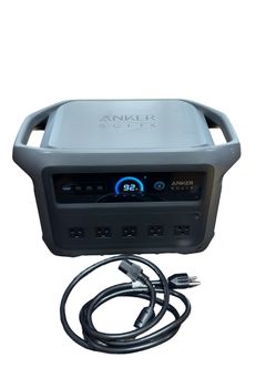 Anker SOLIX C1000X Gen2 2,000W Output 1,024Wh Portable Power Station, Push Button Start Battery Gen2