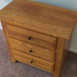 MustGo Wood (Not Mdf) Nightstand Needs Refinishing