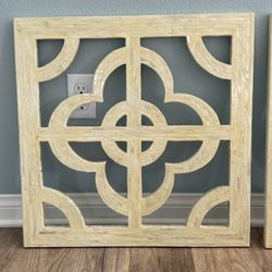 Mother Of Pearl Trellis Wall Decor 
