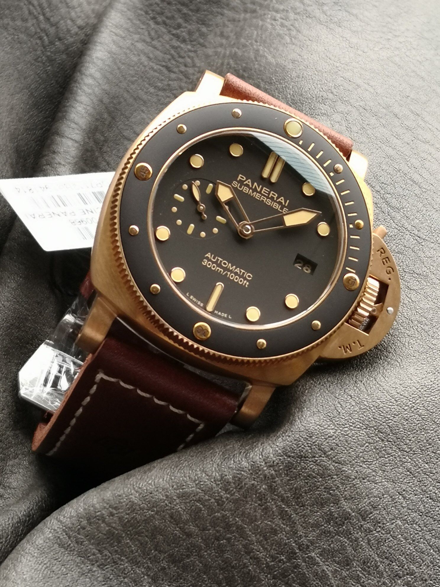Panerai Luminor Submersible 3 Days Automatic Bronzo Watch