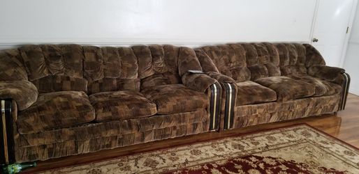 The sofa is in good condition.each$150
