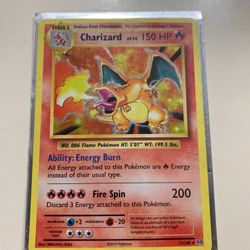CHARIZARD HALO-GRAPHIC POKEMON CARD! 11/108