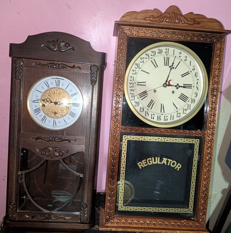 Three Antique Wall Clocks 300 For All