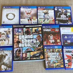 Playstation 4 Games (+ GTA 5 Guide)