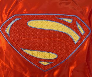 Superman Costume Cape Red Satin