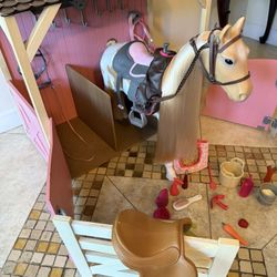 Our Generation Horse And Stable For 18in Dolls