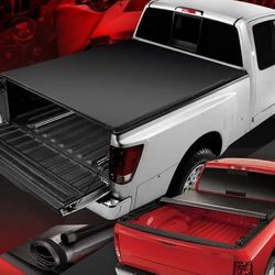 04-15 Nissan Titan Soft Roll Up Tonneau Truck Bed Cover Tapadera Cobertor