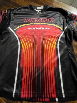 Athletic Works Men's Activewear Pullover Top M XMX Extreme Motocross Mesh Sides