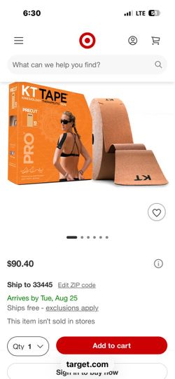 KT Tape Pre Cut 150 Strips