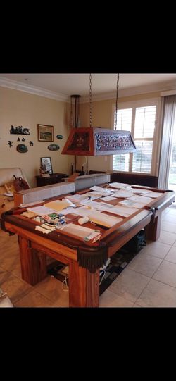 Spencer’s Martson London Pool table With Ceiling Light
