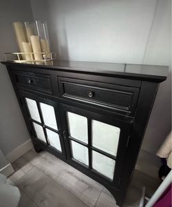 Black Modern Credenza