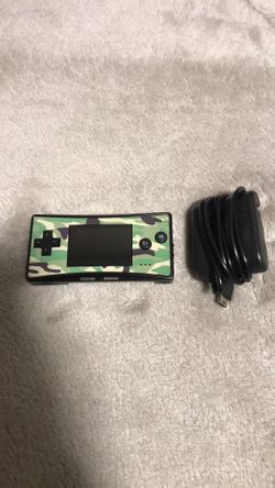 Gameboy Micro With Camo Faceplate