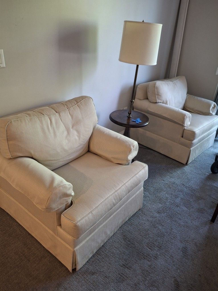 2 Arm Chairs And Ottoman $250