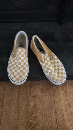 Vans Tennis Shoes - Mustard Check