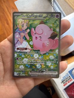 Lillies clefairy pokemon single card