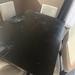 Six Piece Extendable dining table