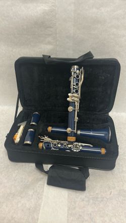 Mendini student model clarinet with case like new blue and color