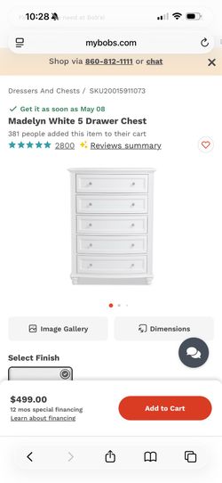 Bobs furniture Madelyn Dresser