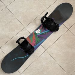 147 cm Burton Snowboard with Burton 