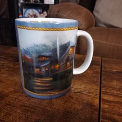 Thomas Kinkade Mug "Lilac Cottage" 2004