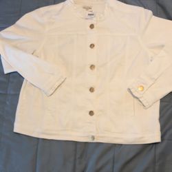 White Jean Jacket