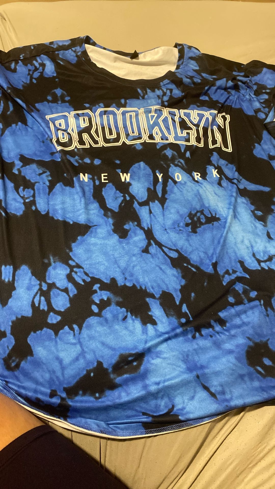 Brooklyn Shirt Black And Blue Size 3X