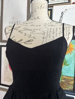 Spaghetti Strap Black Dress