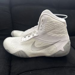 Nike Tawa Wrestling Shoes White/Silver CI2952-100 NEW Size 8