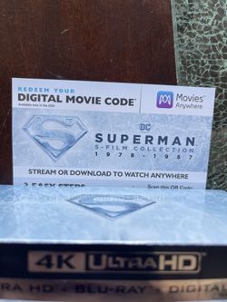 SuperMan The Collection 4K Digital Codes