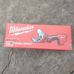 Milwaukee M12  Plastic Pipe Sharr Tool Only New 