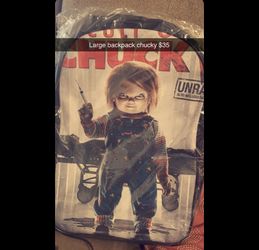New large chucky backpack $35