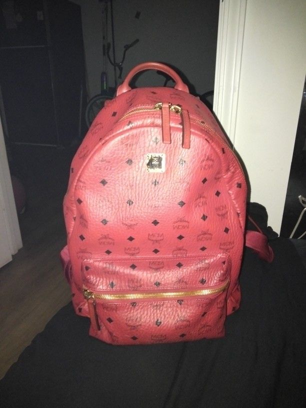 MCM Backpack (Red)