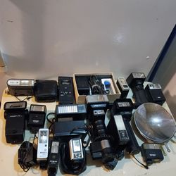 Vintage camera flashers everything shown for listed price