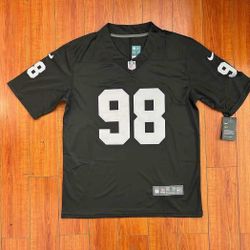 Maxx Crosby Jersey For Raiders Available Color Black - White New With Tags Men - Women - Kids/Youth