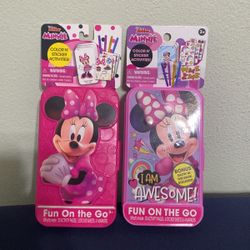 Disney Junior Fun On The Go. Minnie Color N’ Sticker Activities.