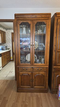 Vintage/Modern China Cabinet