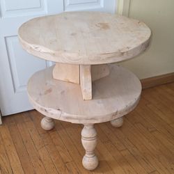 Double Stacked End Table / Side Table