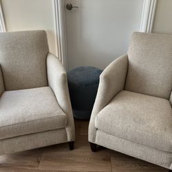 Two Modern Easy Chairs-  Very Comfortable