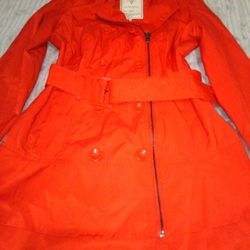 Red Trench Coat 